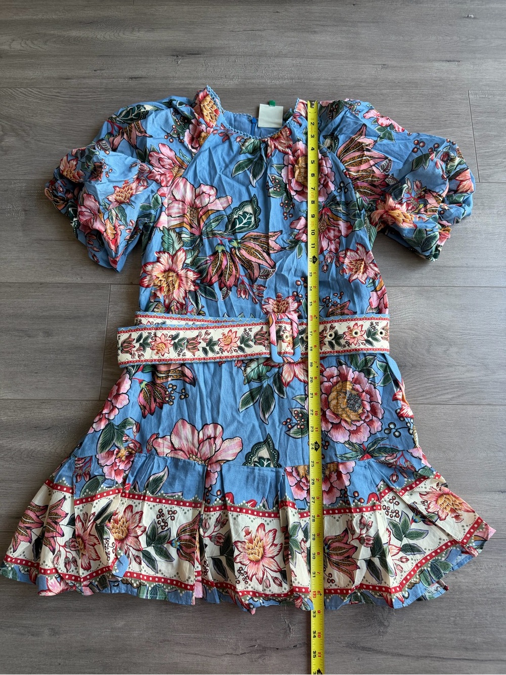 Farm Rio Wonderful Bouquet-print minidress - size medium - Picture 2 of 6